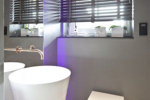 Trendiges Gäste-WC - Klein aber fein